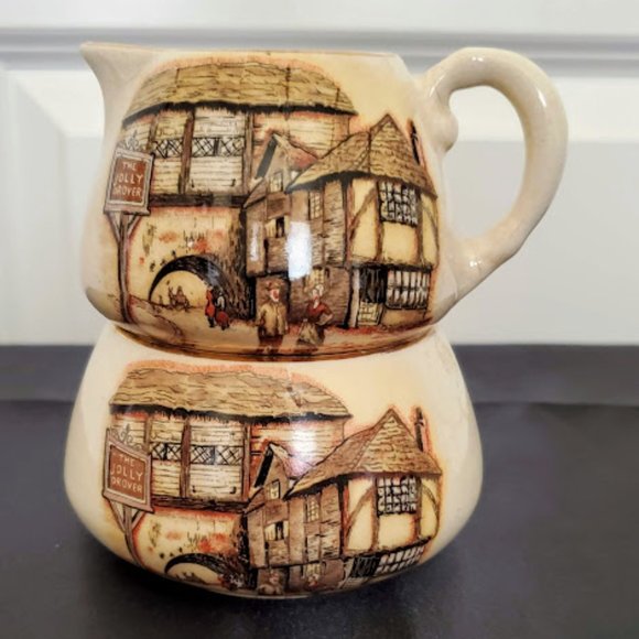 Lancaster & Sandland LTD Other - "The Jolly Drover" cream & sugar set